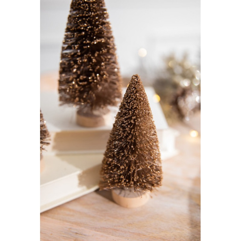 5 Champagne Bottle Brush Tree