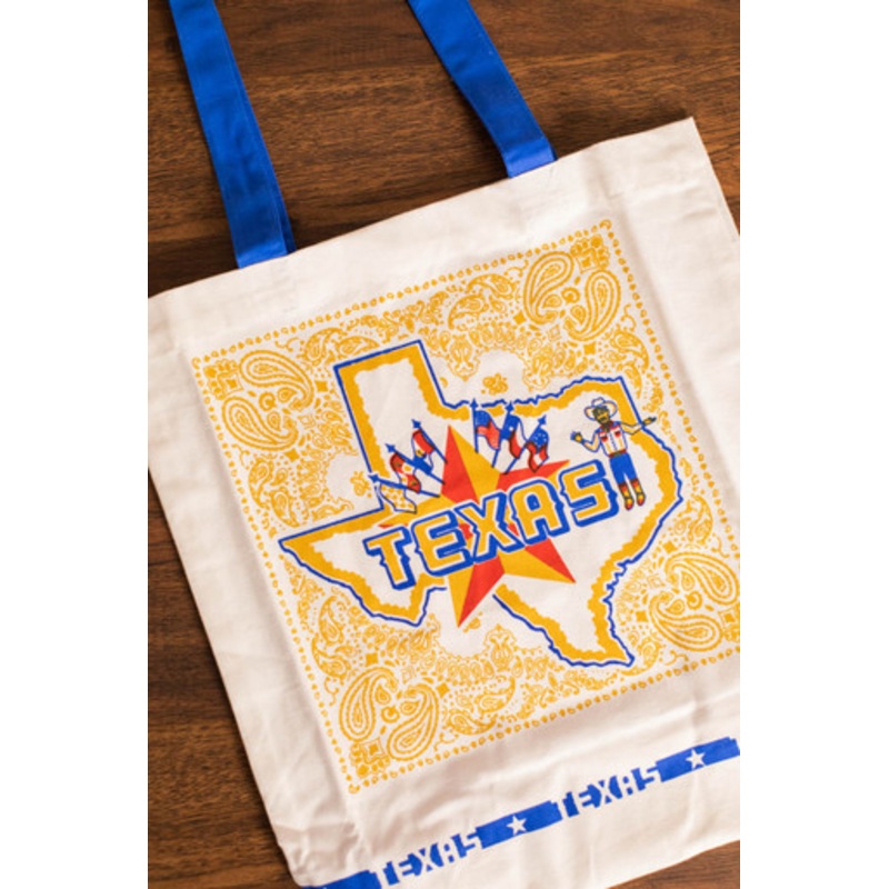 Texas Canvas Tote Bag