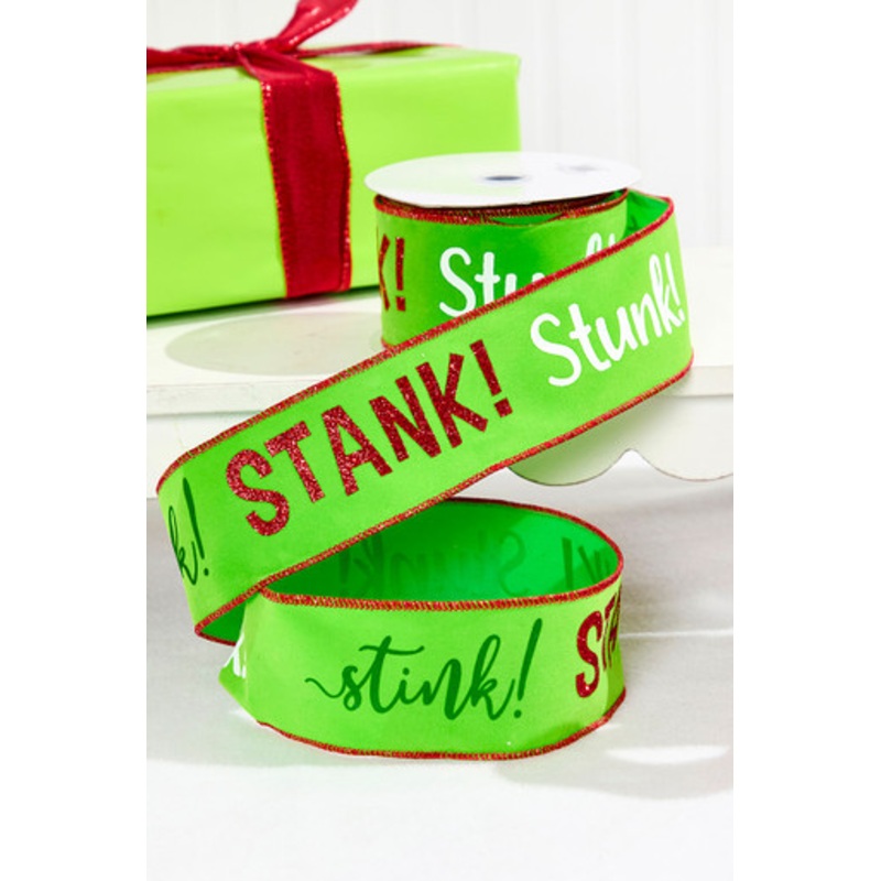 2.5 x 10 Yards Stink! Stank! Stunk! Ribbon