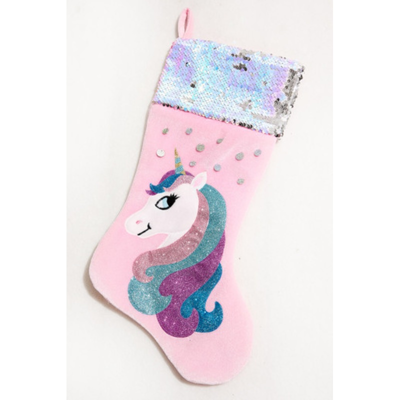 18 Kurt S. Adler Unicorn Stocking