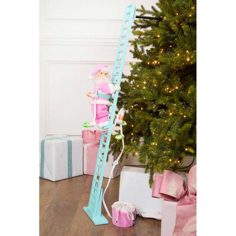 43 Super Climbing Pastel Santa