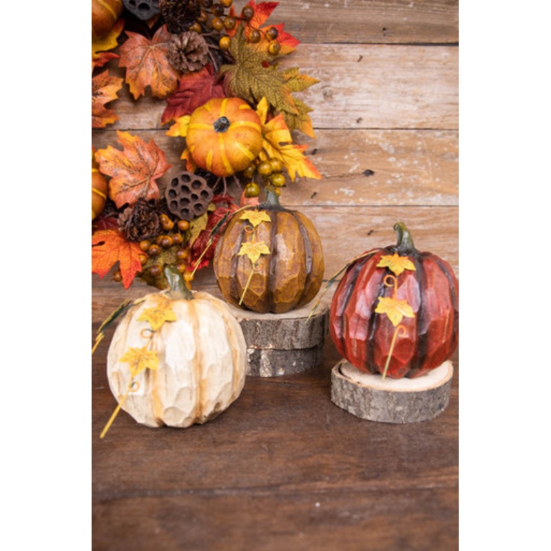 6 Resin Pumpkin Figure