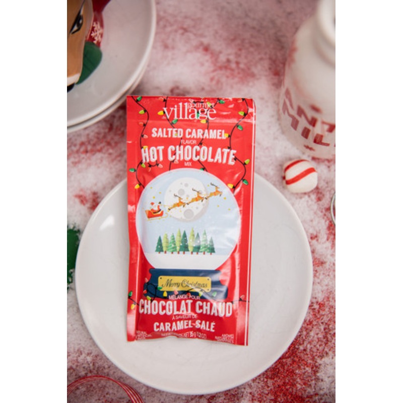 Salted Caramel Snowglobe Hot Chocolate Mix