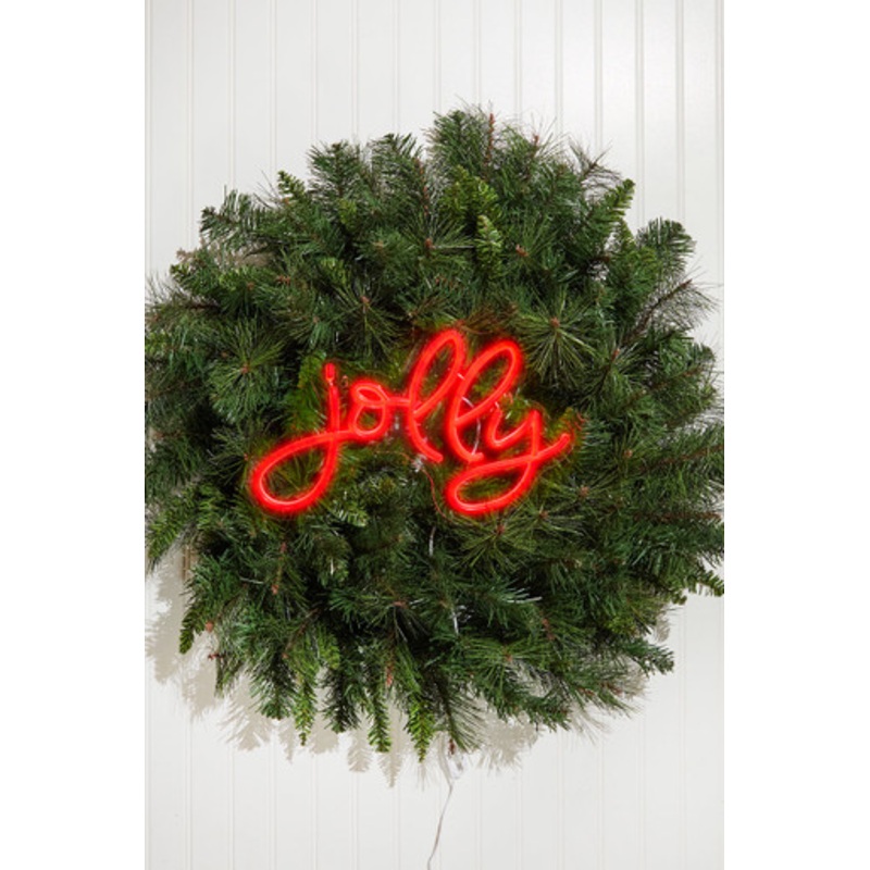 14 Lit Neon Jolly Sign