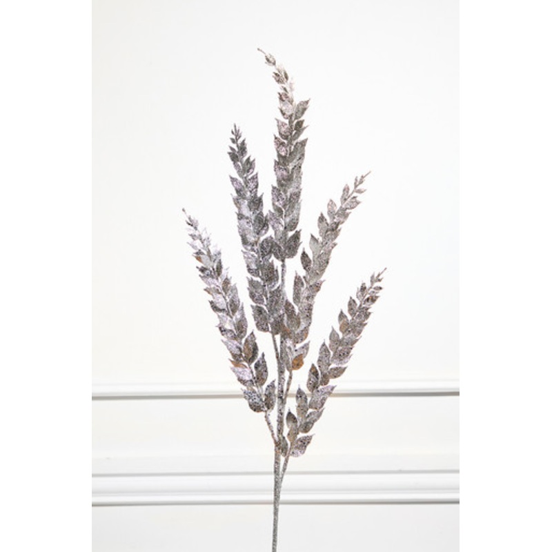 34.5 Glitter Ruscus Branch