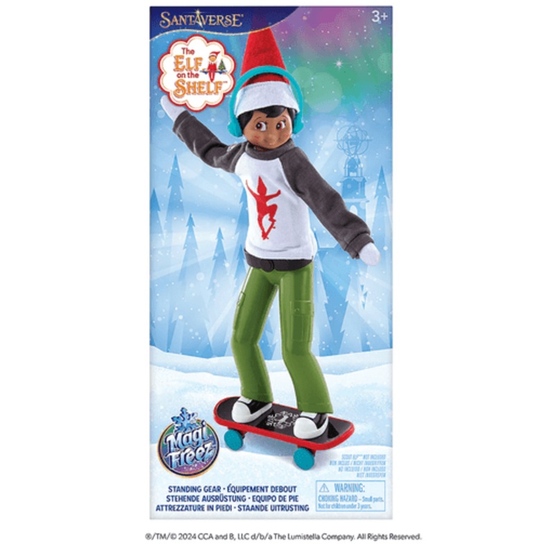 MagiFreez Holly Jolly Ollie Skateboard Set