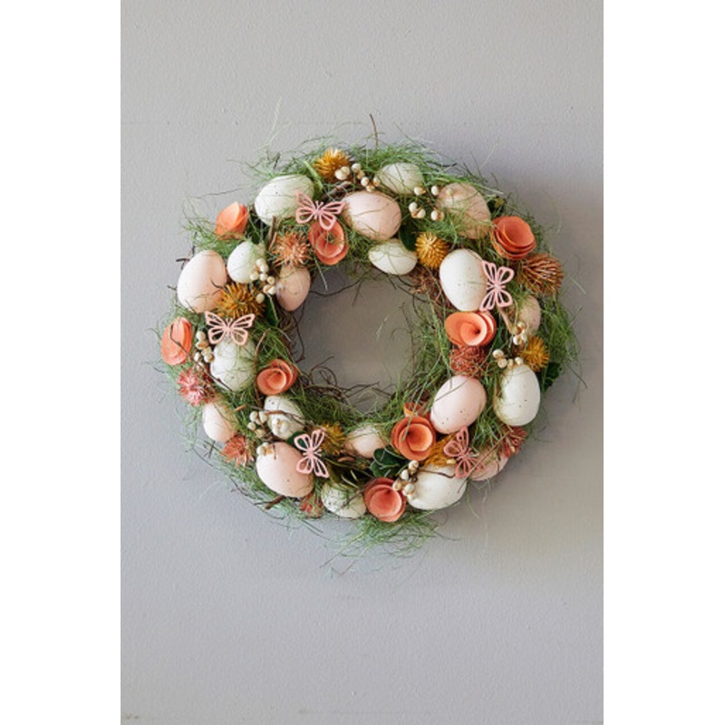 13 Easter Egg Wreath
