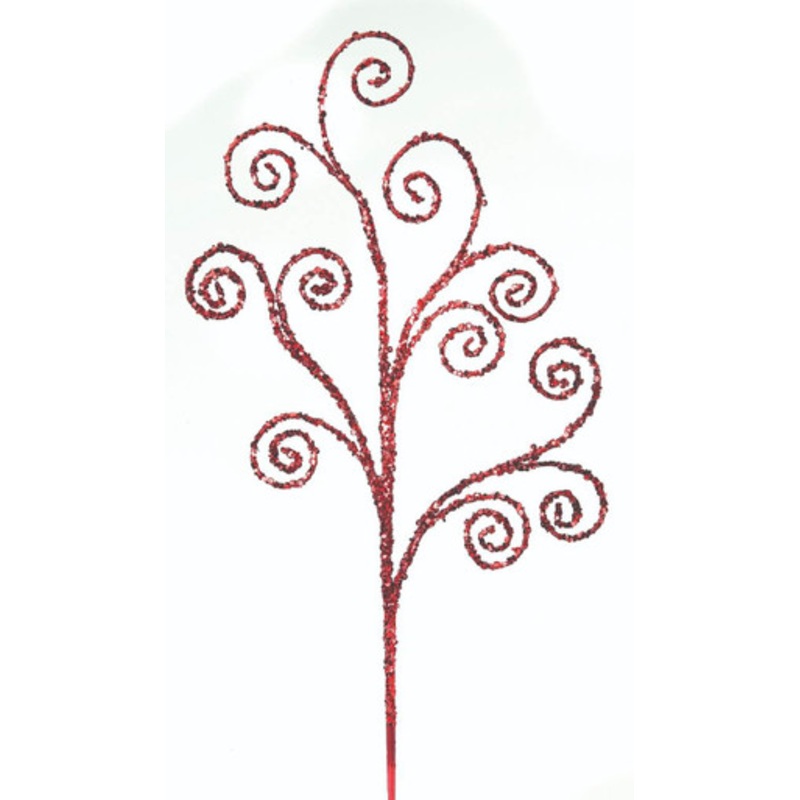 30 Sequins Curl Christmas Spray