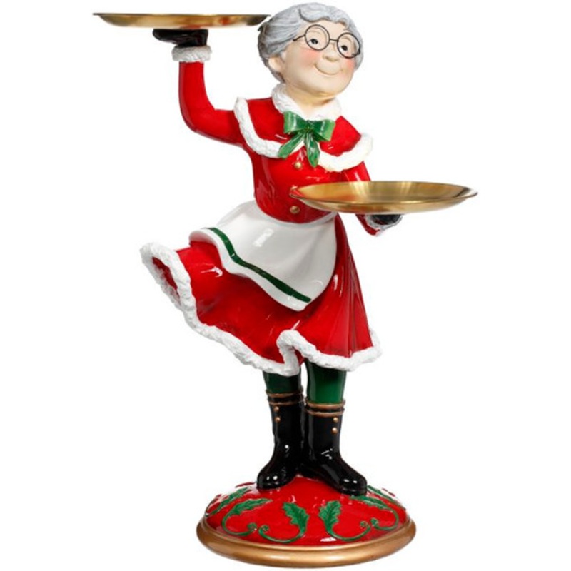 24 Joyful Mrs.Claus with Tray – Mark Roberts