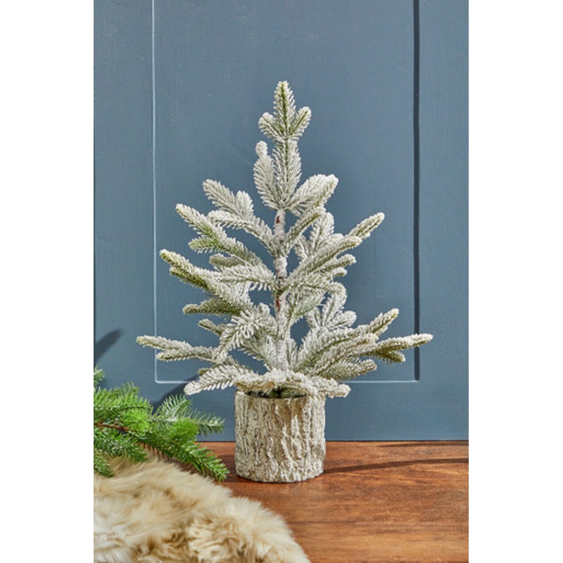 18 Potted Noble Fir Tree with Snow