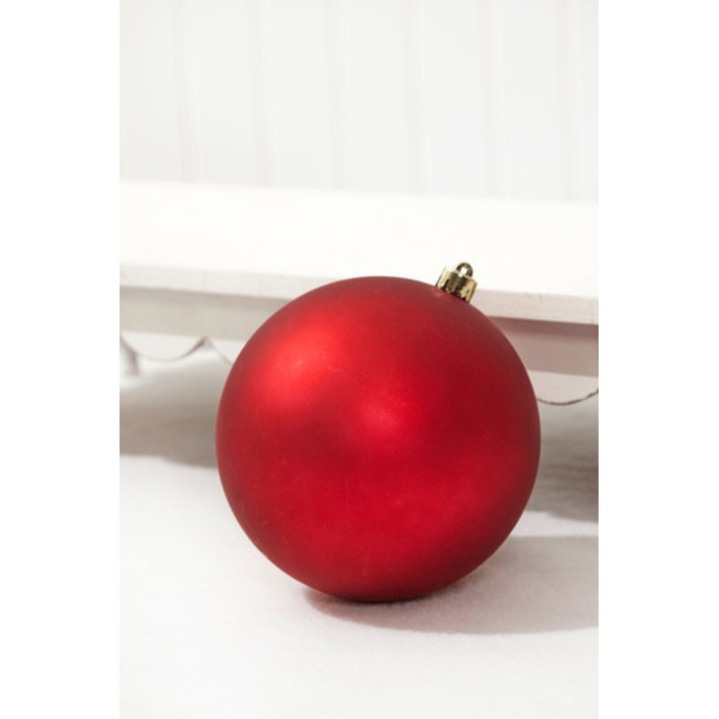 5.5 Matte Oxblood Shatterproof Ornament