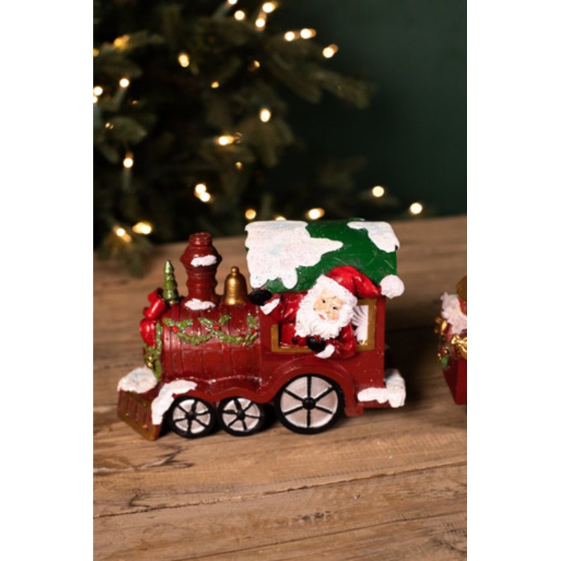 Resin Santa Train – Set of 3