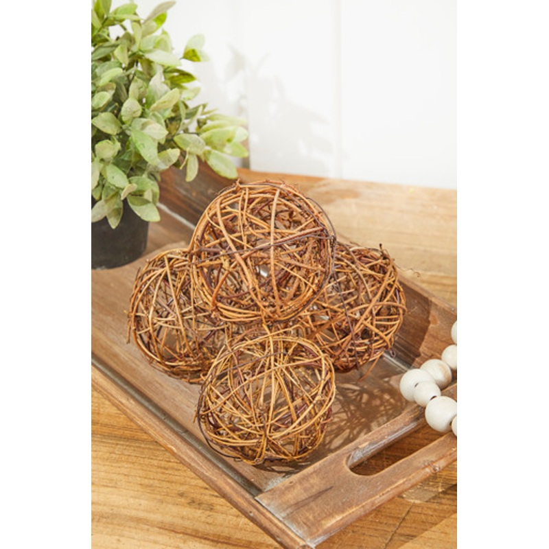 Vine Grapevine Ornament – Set of 4