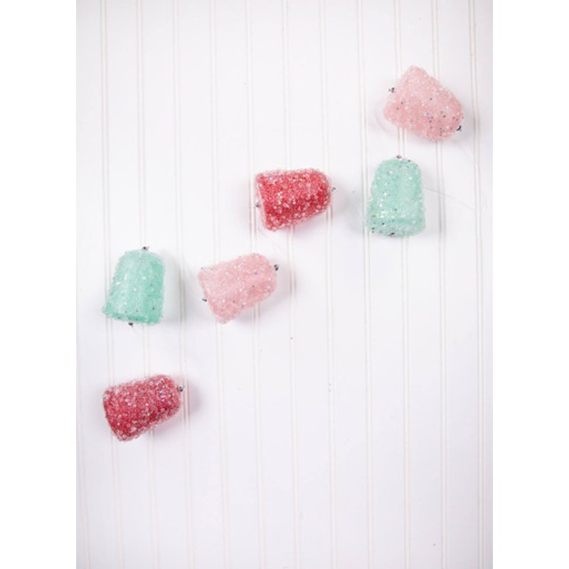 46 Ice Gumdrop Ornament Garland