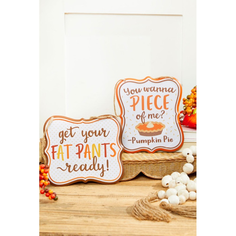 7 x 6 Tin Thanksgiving Sign