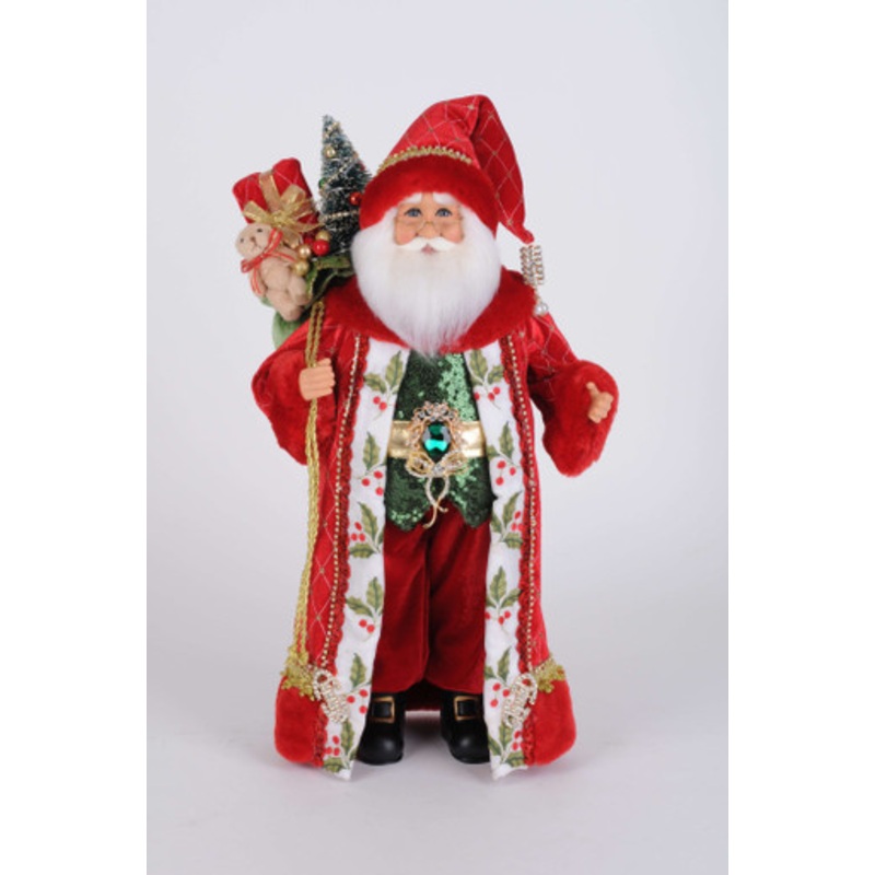 Lighted Holly Jolly Santa