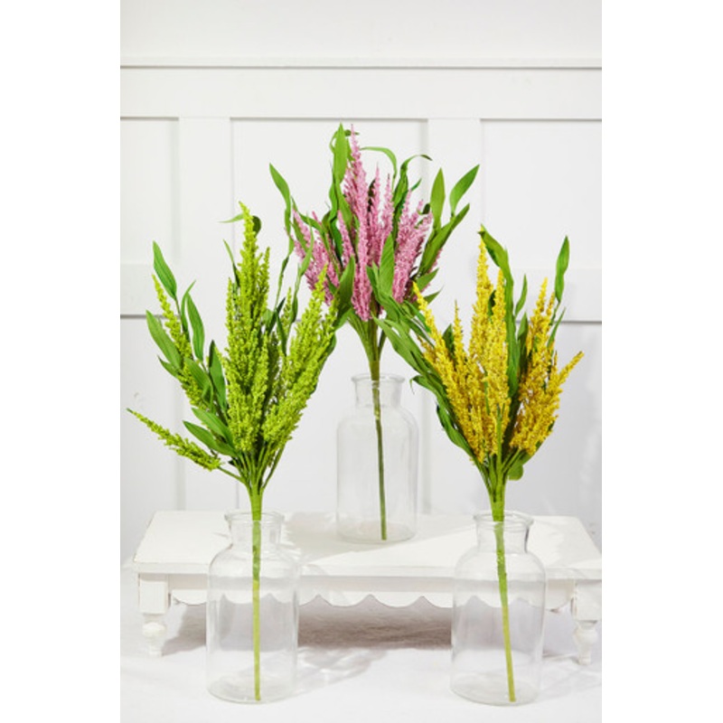 21 Artificial Spike Bush Flowers