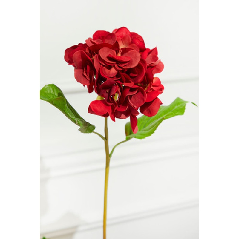 22 Fresh Touch Red Hydrangea Stem