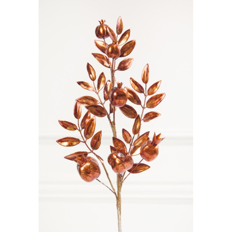 26 Copper Metallic Pomegranate Stem