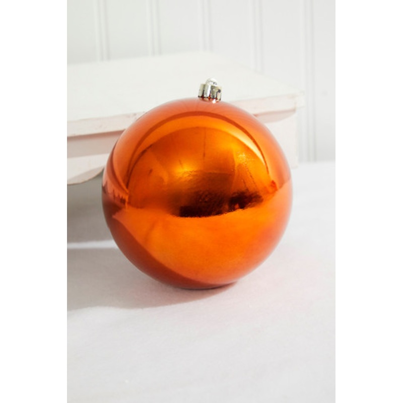 5.5 Warm Cider Orange Shatterproof Ornament
