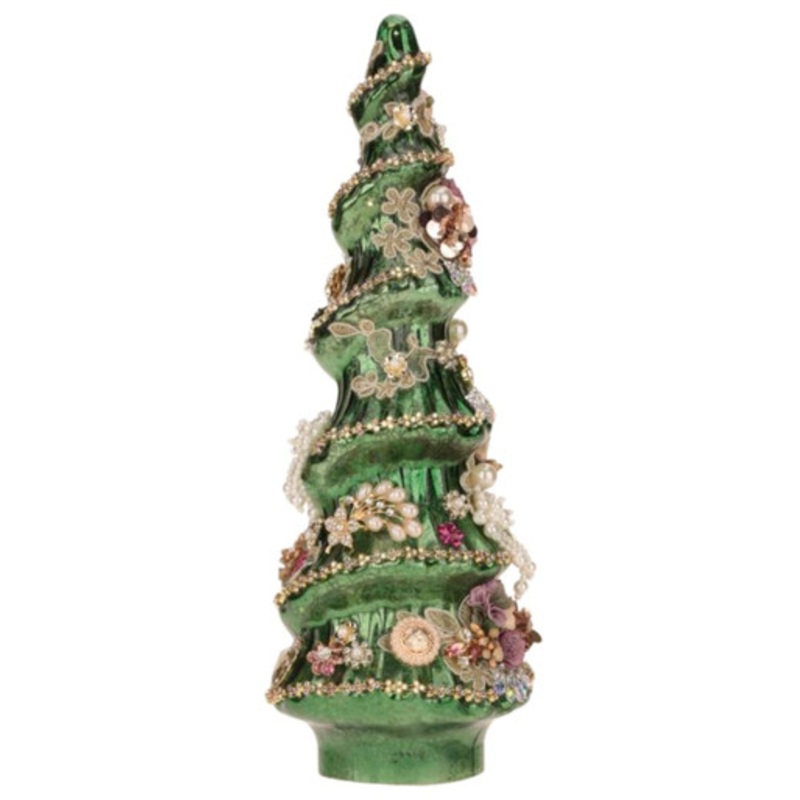 15 Jeweled Christmas Tree, Green – Mark Roberts