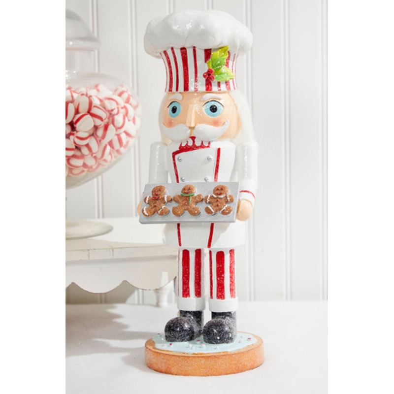 15 Resin Baker Nutcracker with Hat