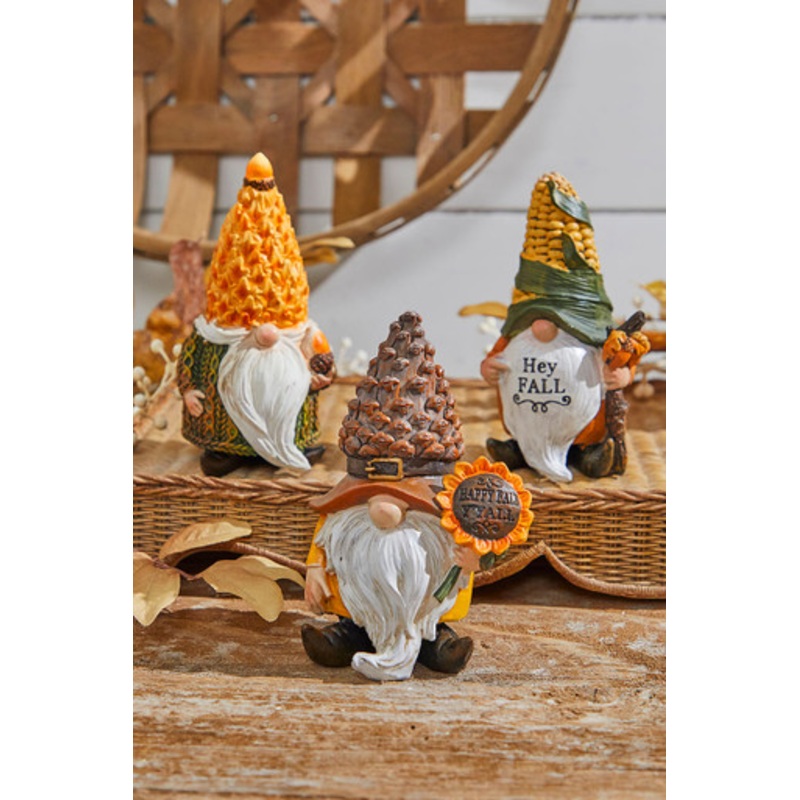 5 Resin Harvest Gnome Figurine