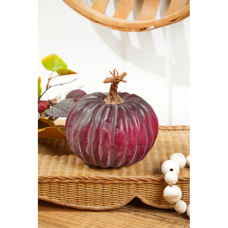 6 Plum Harvest Vine Pumpkin