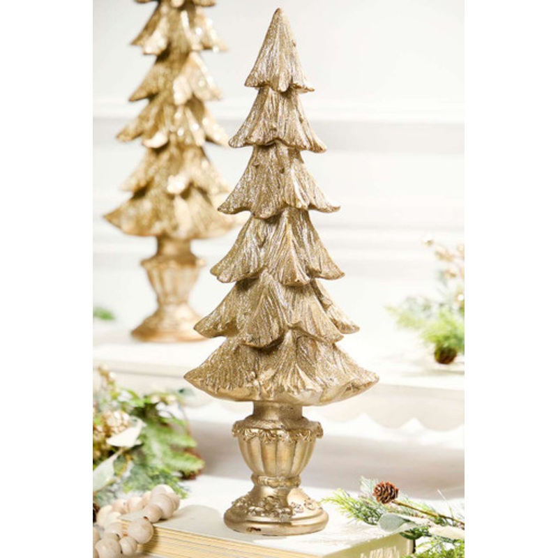 19 Champagne Resin Tree