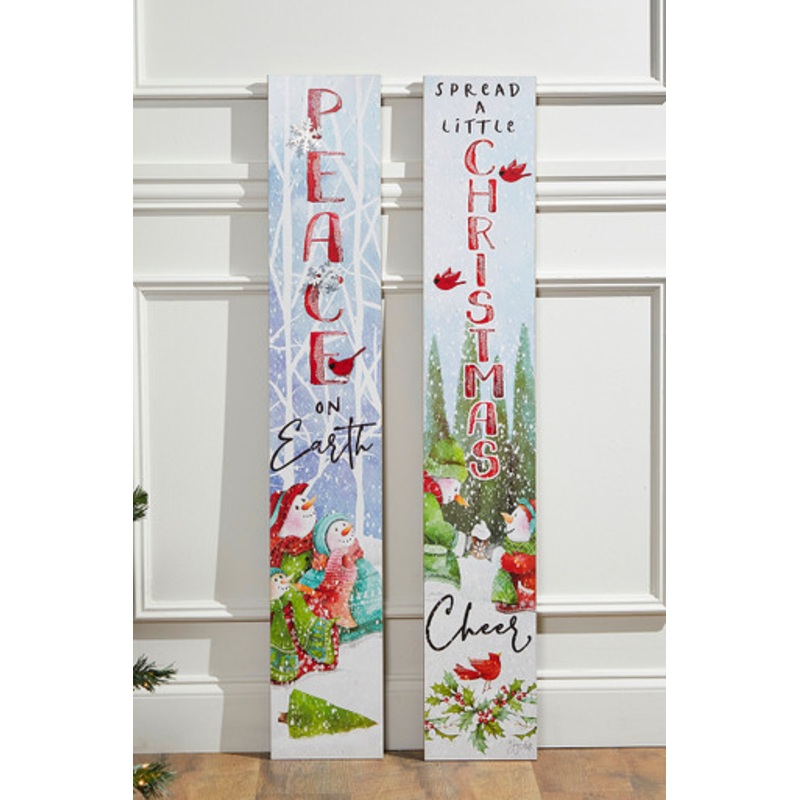 42 Wood Holiday Porch Sign