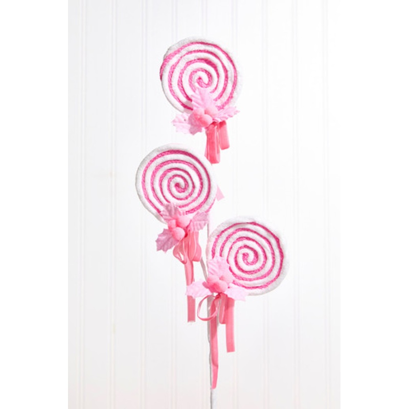 24 Pink Lollipop Spray