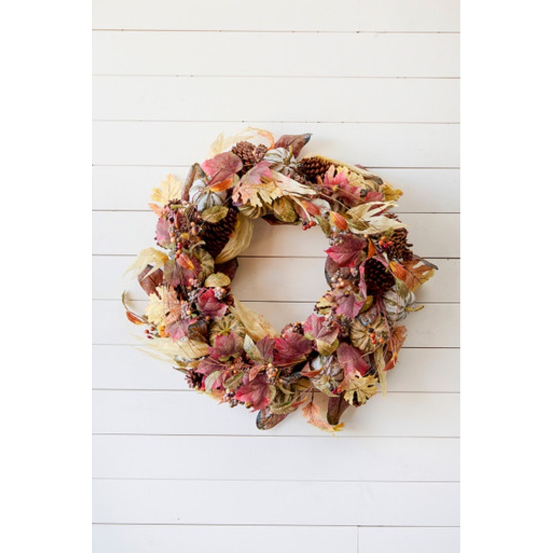 25 Farmhouse Autumn Wreath