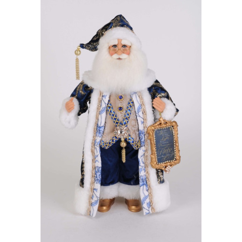 Karen Didion Chinoiserie Santa